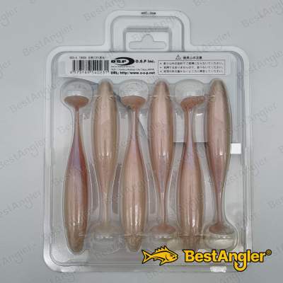O.S.P DoLive Shad 4" SW White Fish Glow TW208