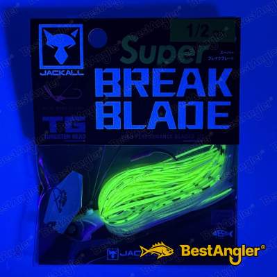 Jackall Super Break Blade 1/2 oz 14 g Chartreuse Back Pearl - UV