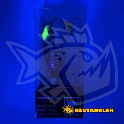 Jackall Pompadour Black Bone - UV