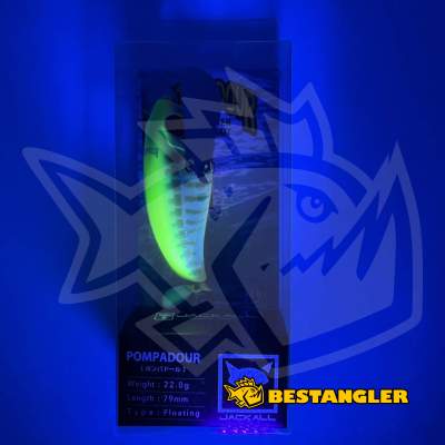 Jackall Pompadour IS Chartreuse Back Gill Bone - UV