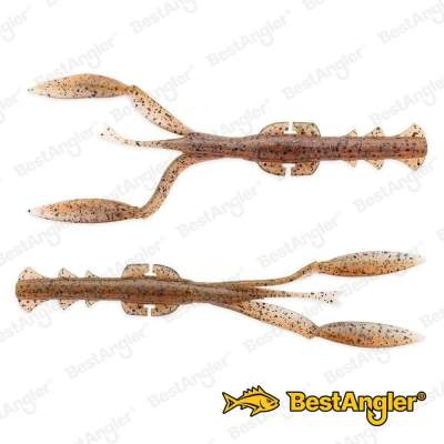 Keitech Neko Camaron 5.5" Smoke Cinnamon Crawdad - #471