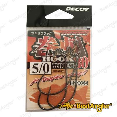 DECOY Worm 30 Makisasu Hook #5/0 - 829035