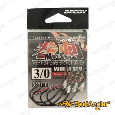 DECOY Worm 130 Makisasu Weighted #3/0 - 829110