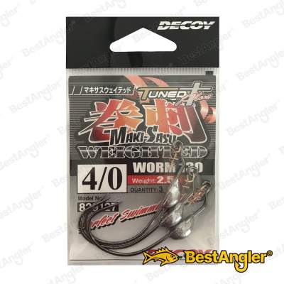 DECOY Worm 130 Makisasu Weighted #4/0 - 829127