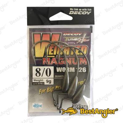 DECOY Worm 126 Weighted Magnum #8/0