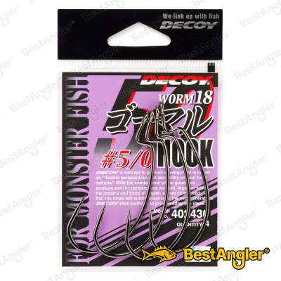 DECOY Worm 18 Go-maru Hook #5/0