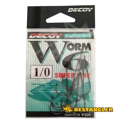 DECOY Worm 6 Super Fine #1/0 - 800539