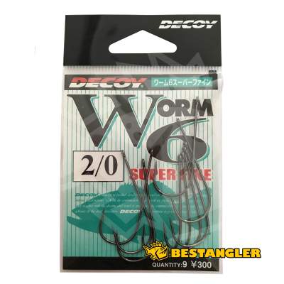DECOY Worm 6 Super Fine #2/0 - 800546