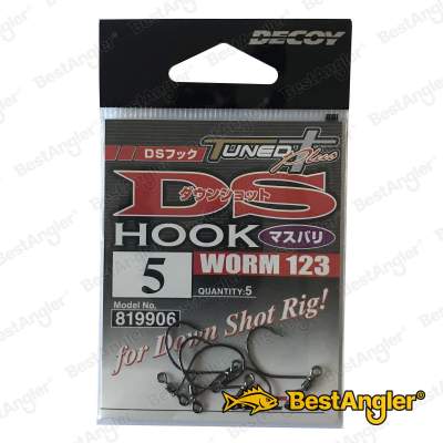 DECOY Worm 123 DS Hook Masubari #5