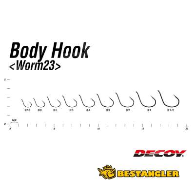 DECOY Worm 23 Body Hook #10 - 819678