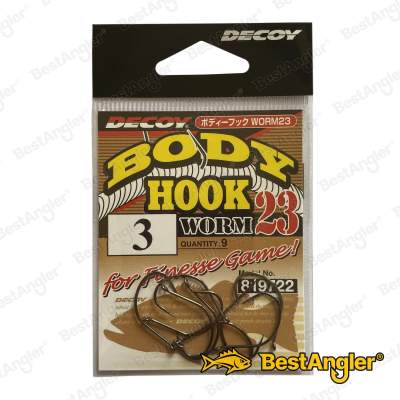 DECOY Worm 23 Body Hook #3