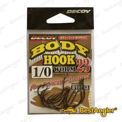DECOY Worm 23 Body Hook #1/0 - 819753