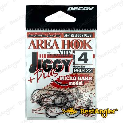 DECOY Area Hook Type XIIE Jiggy Plus #4 - 980422
