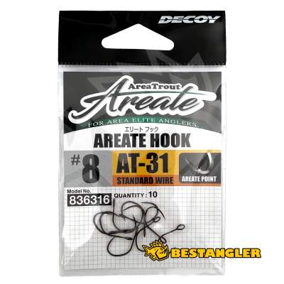 DECOY AT-31 AREATE Hook Standard Wire #8