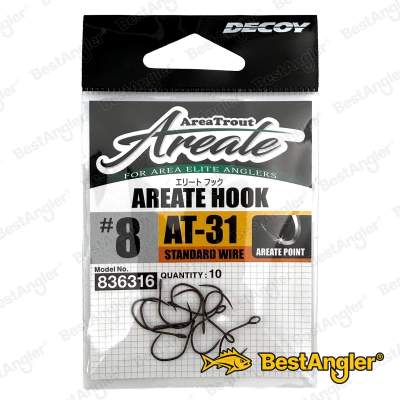 DECOY AT-31 AREATE Hook Standard Wire #8