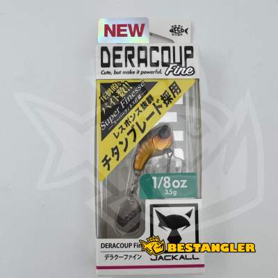 Jackall Deracoup Fine 3.5 g 1/8 oz Silver Powder Gold & Black