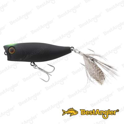 Jackall Chubby Popper 42 Sight Mat Black