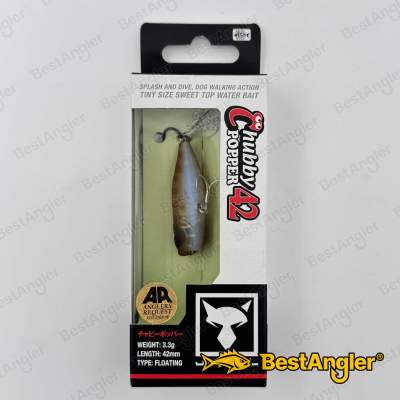 Jackall Chubby Popper 42 Shimashima Cricket