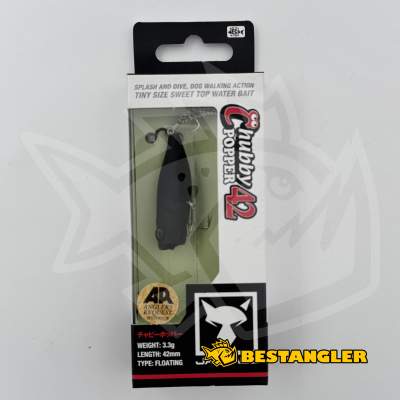 Jackall Chubby Popper 42 Sight Mat Black