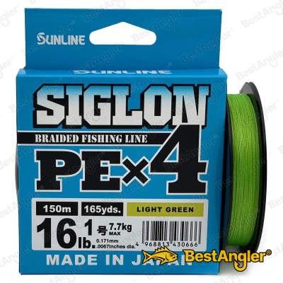 Sunline SIGLON PEx4 Light Green 150 m