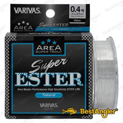 Varivas Super Trout Area Super Ester 150 m Natural