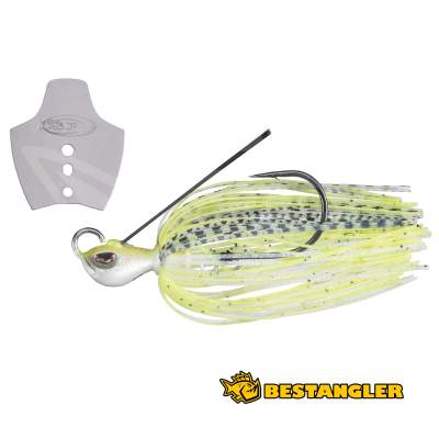 O.S.P Metal Blade Jig 1/4 oz 7 g White Chart BJ52