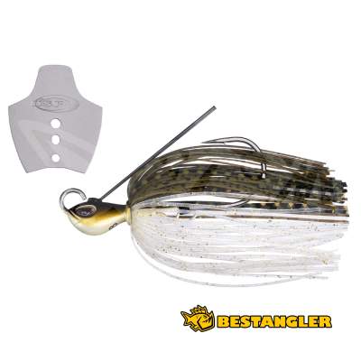 O.S.P Metal Blade Jig 3/8 oz 10 g Green Pumpkin Shad BJ55