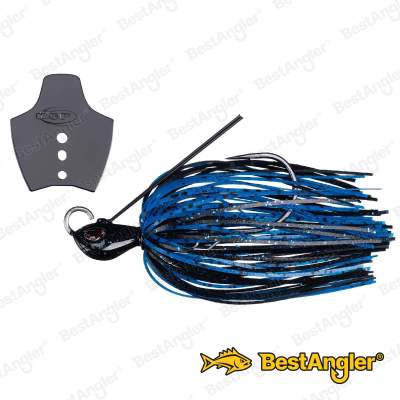 O.S.P Metal Blade Jig 1/2 oz 14 g Black / Blue BJ56