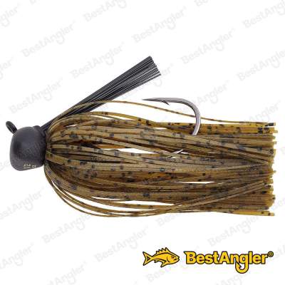 Keitech Crankin' Football Green Pumpkin Pepper #101