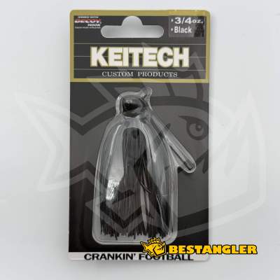 Keitech Crankin' Football Black #001