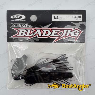 O.S.P Metal Blade Jig 1/4 oz 7 g Black BJ30