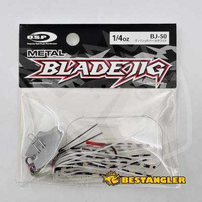 O.S.P Metal Blade Jig 1/4 oz 7 g Vivid Pearl White BJ50
