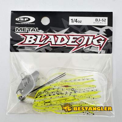 O.S.P Metal Blade Jig 1/4 oz 7 g White Chart BJ52