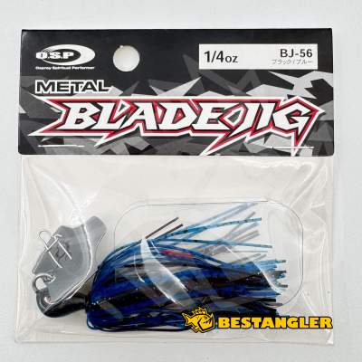 O.S.P Metal Blade Jig 1/4 oz 7 g Black / Blue BJ56