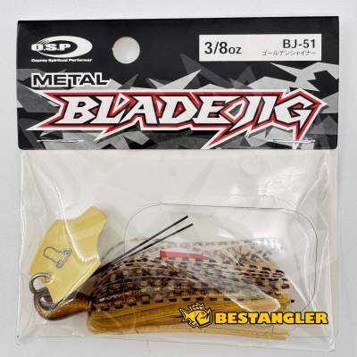 O.S.P Metal Blade Jig 3/8 oz 10 g Golden Shiner BJ51
