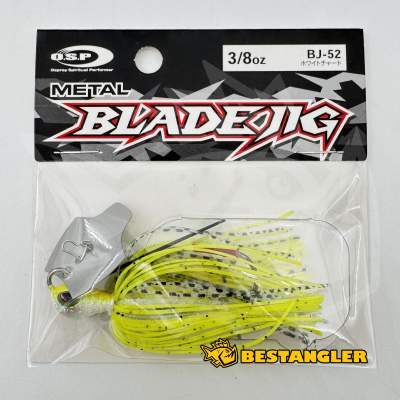 O.S.P Metal Blade Jig 3/8 oz 10 g White Chart BJ52