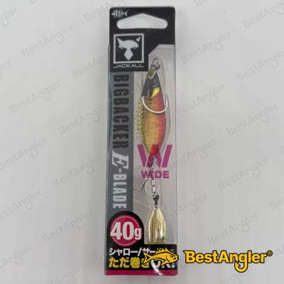 Jackall Big Backer E-Blade W 40g Red & Gold