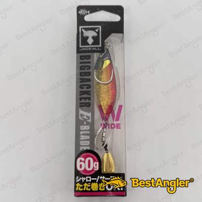 Jackall Big Backer E-Blade W 60g Red & Gold