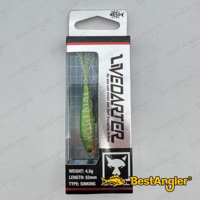 Jackall Live Darter Lime Chart Tiger