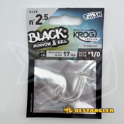 Fiiish Black Minnow n°2.5 105 mm Hooks Krog Premium 4x - BM3054