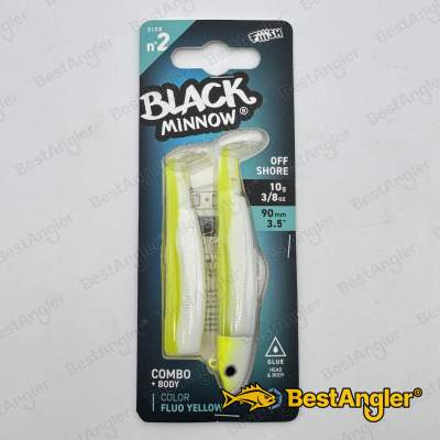 Fiiish Black Minnow n°2 90 mm Combo Offshore + Body - 10g - Fluo Yellow - BM3042
