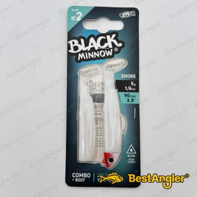 Fiiish Black Minnow n°2 90 mm Combo Shore + Body - 5g - White / Red - BM3002