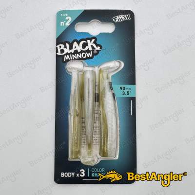 Fiiish Black Minnow n°2 90 mm Bodies 3x - Khaki - BM010