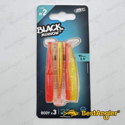 Fiiish Black Minnow n°2 90 mm Bodies 3x - Mango Juice - BM190