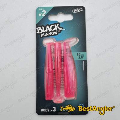 Fiiish Black Minnow n°2 90 mm Bodies 3x - Fluo Pink - BM637