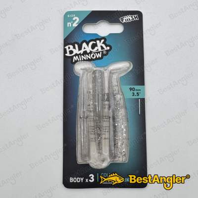Fiiish Black Minnow n°2 90 mm Bodies 3x - Silver Strike - BM3043