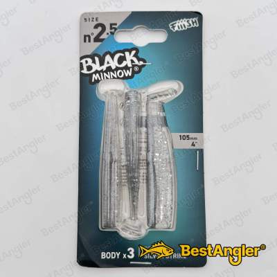 Fiiish Black Minnow n°2.5 105 mm Bodies 3x - Silver Strike - BM3080