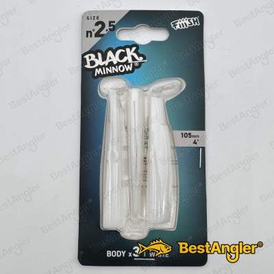 Fiiish Black Minnow n°2.5 105 mm Bodies 3x - White - BM3053