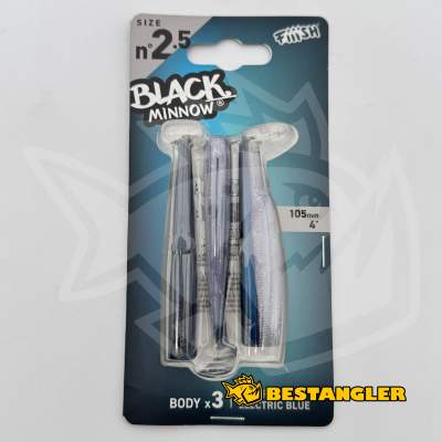 Fiiish Black Minnow n°2.5 105 mm Bodies 3x - Electric Blue - BM3052
