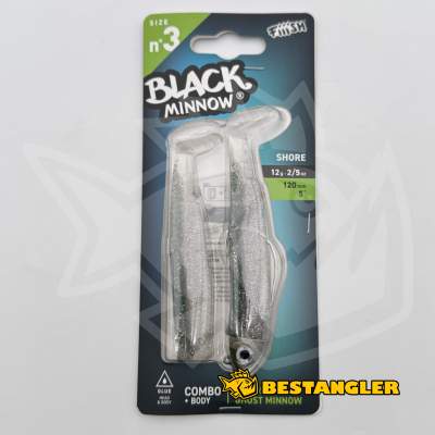 Fiiish Black Minnow n°3 120 mm Combo Shore + Body - 12g - Ghost Minnow - BM1401